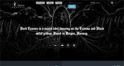 Desktop Screenshot of darkessencerecords.no